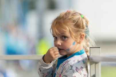 Болельщики на матче 18-го тура Cуперлиги 2023,  «Зенит» — «Енисей».