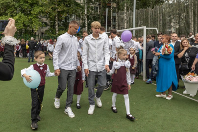 Воспитанники «Газпром»-Академии на «Дне знаний» в лицее № 95