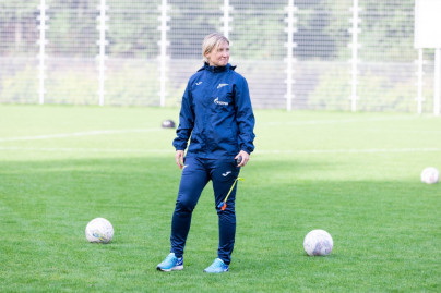 Тренировка женской команды «Зенит» перед матчем со «Звездой-2005»