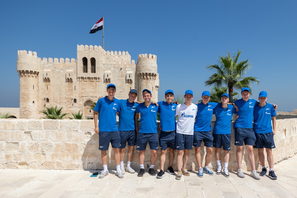Экскурсия молодежной команды «Зенит» в Александрии