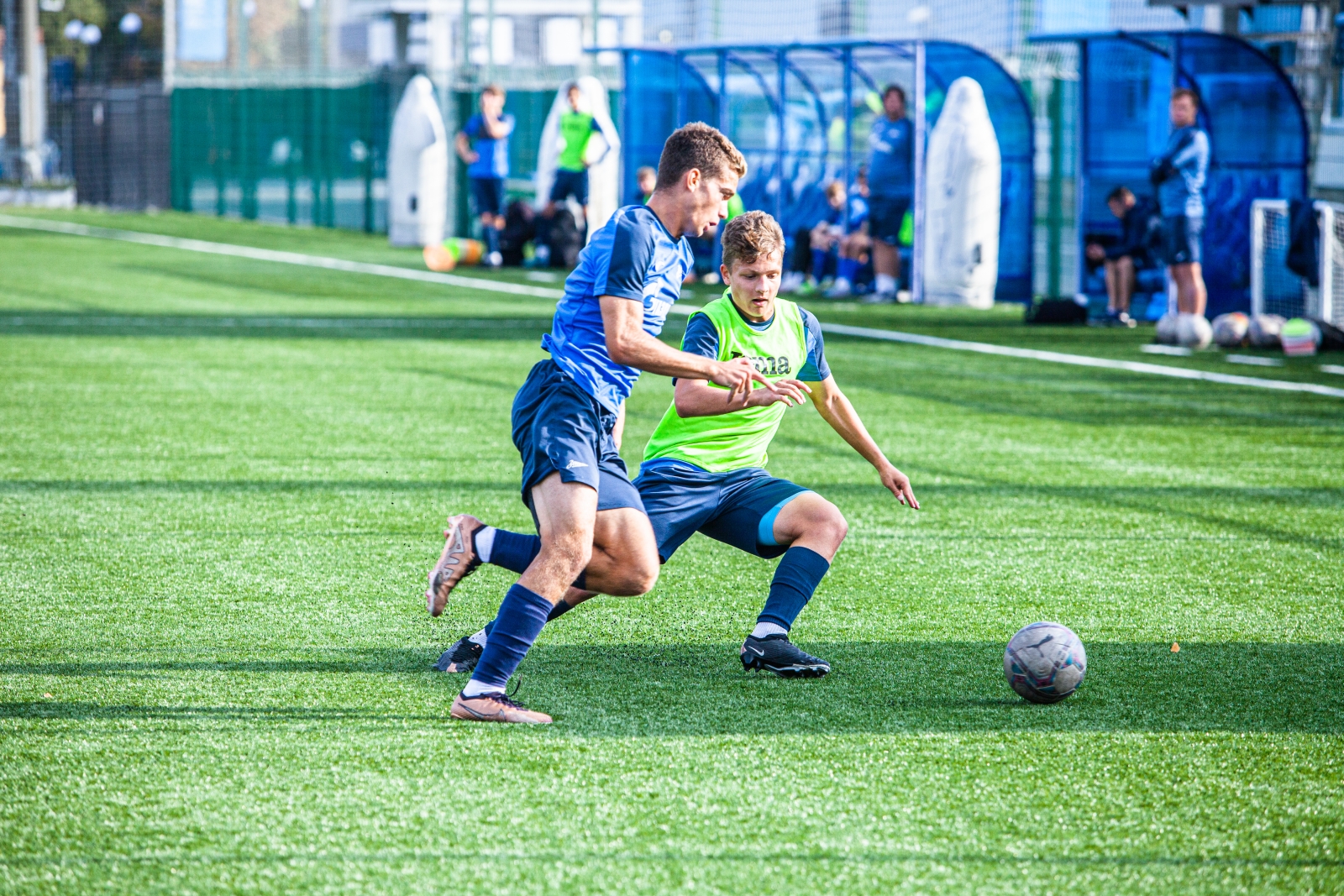 Совместная тренировка команд «Газпром»-Академии ФК «Зенит» 2006 и 2007 годов рождения