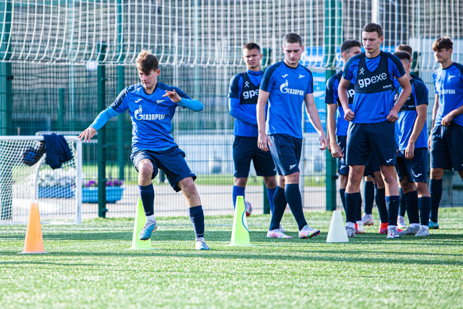 Совместная тренировка команд «Газпром»-Академии ФК «Зенит» 2006 и 2007 годов рождения