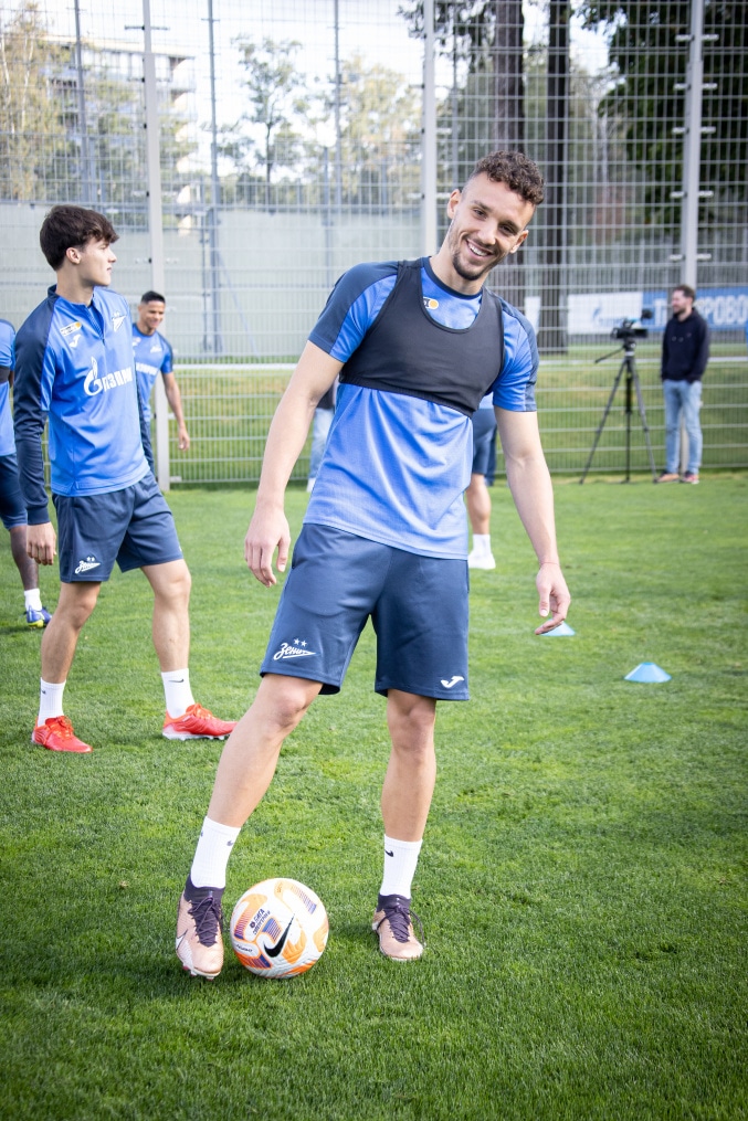 Открытая тренировка «Зенита» перед матчем с «Рубином»