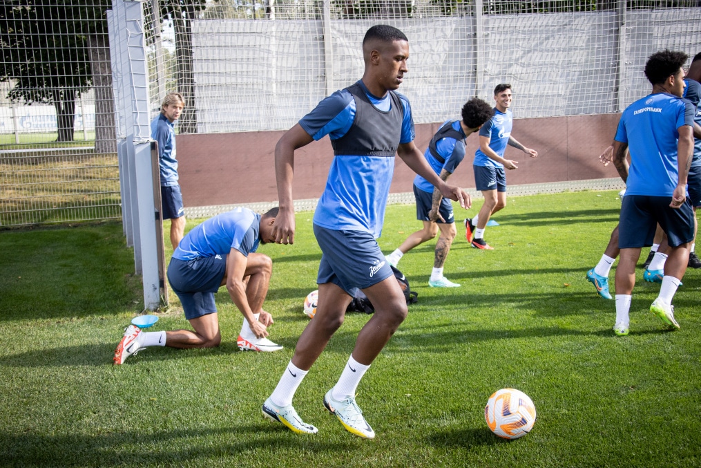 Открытая тренировка «Зенита» перед матчем с «Рубином»