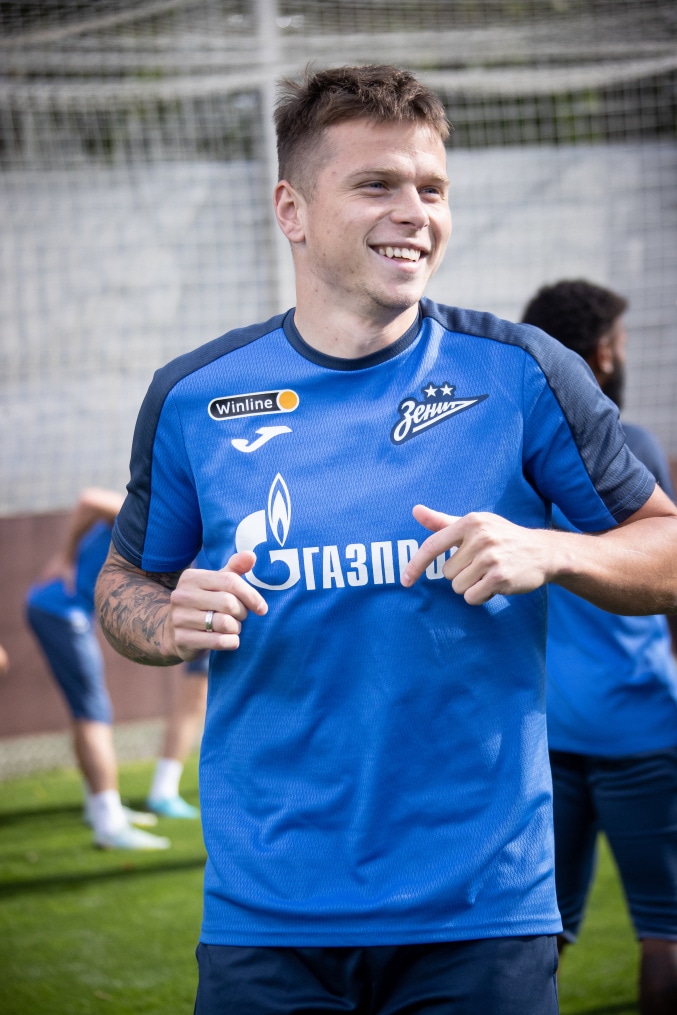 Открытая тренировка «Зенита» перед матчем с «Рубином»