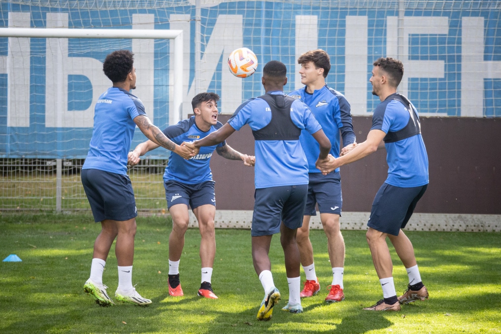 Открытая тренировка «Зенита» перед матчем с «Рубином»