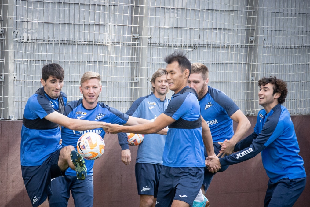 Открытая тренировка «Зенита» перед матчем с «Рубином»