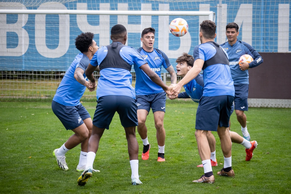 Открытая тренировка «Зенита» перед матчем с «Рубином»