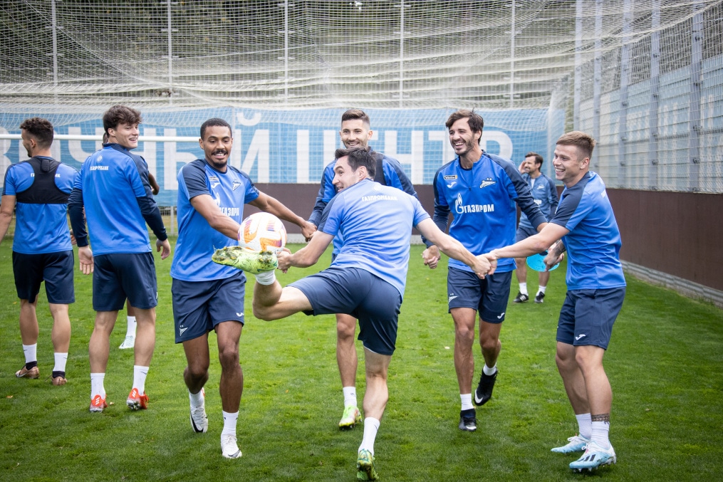 Открытая тренировка «Зенита» перед матчем с «Рубином»