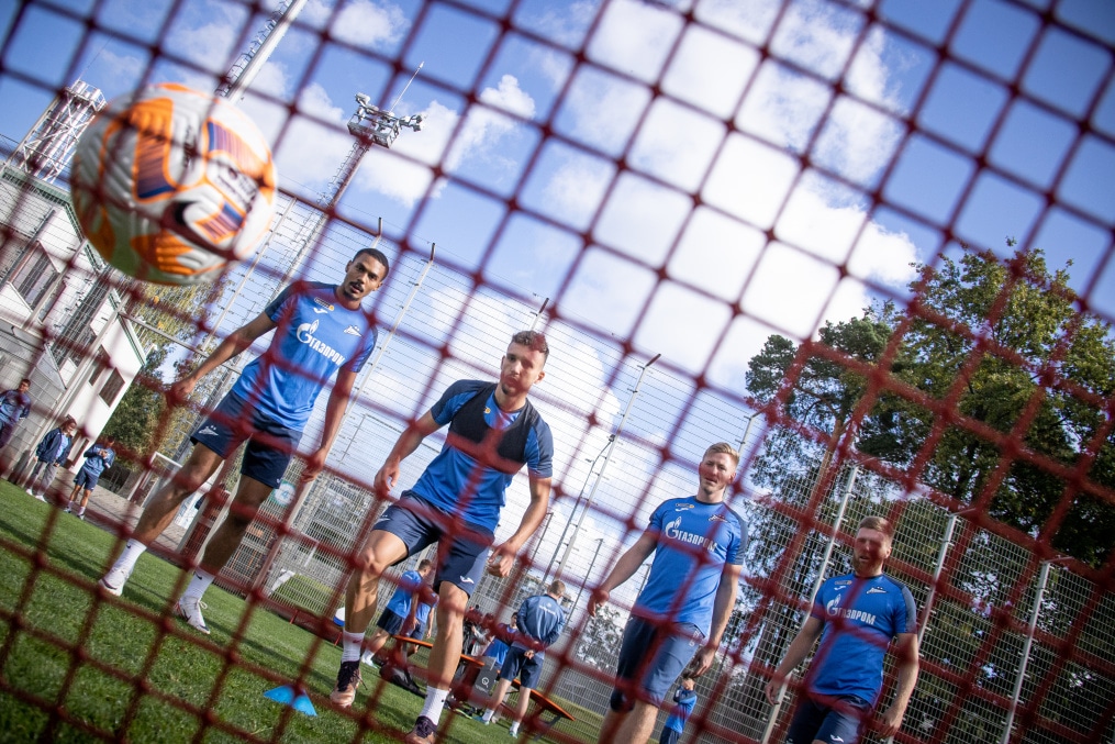 Открытая тренировка «Зенита» перед матчем с «Рубином»