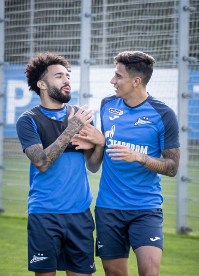 Открытая тренировка «Зенита» перед матчем с «Рубином»