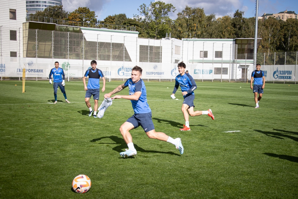 Открытая тренировка «Зенита» перед матчем с «Рубином»