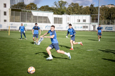 Открытая тренировка «Зенита» перед матчем с «Рубином»