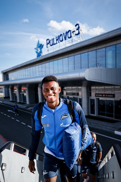 Вылет команды «Зенит» в Казань на матч с «Рубином»