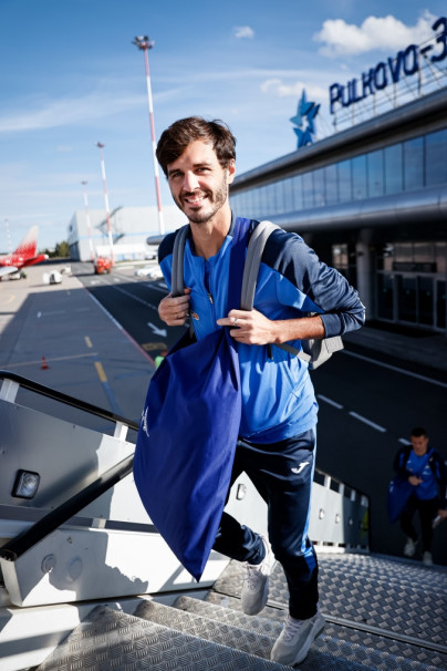 Вылет команды «Зенит» в Казань на матч с «Рубином»