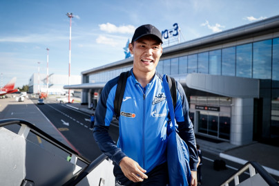 Вылет команды «Зенит» в Казань на матч с «Рубином»