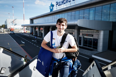 Вылет команды «Зенит» в Казань на матч с «Рубином»