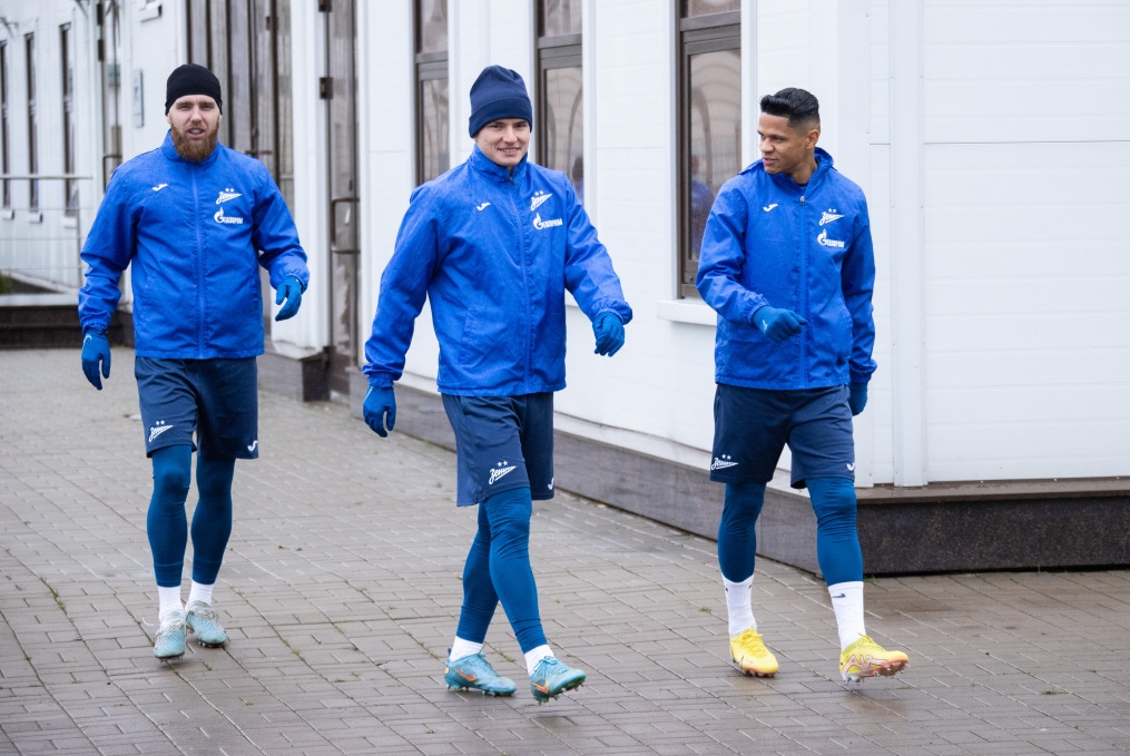 Открытая тренировка «Зенита» перед матчем с «Балтикой»