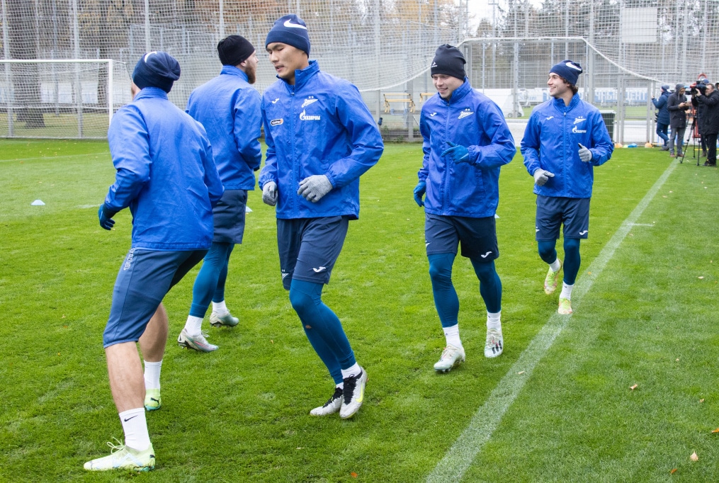 Открытая тренировка «Зенита» перед матчем с «Балтикой»