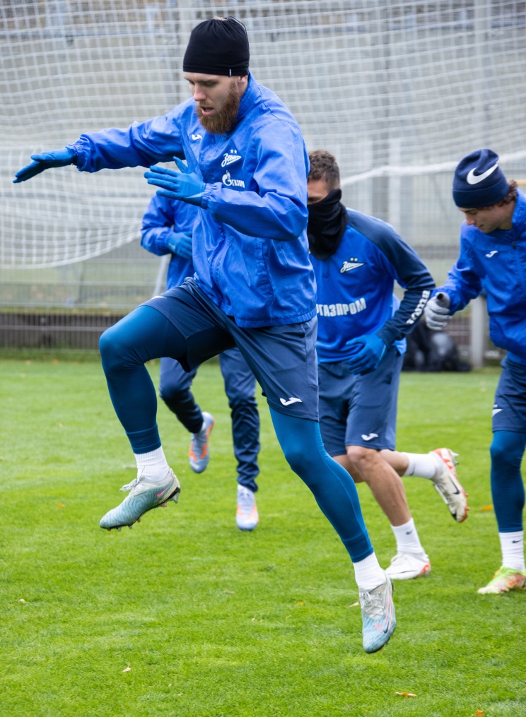 Открытая тренировка «Зенита» перед матчем с «Балтикой»