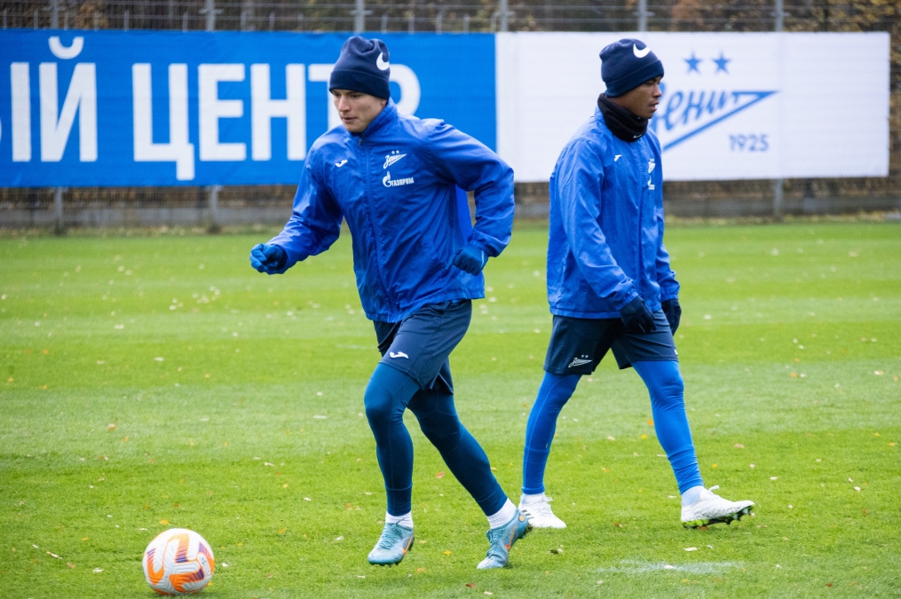 Открытая тренировка «Зенита» перед матчем с «Балтикой»