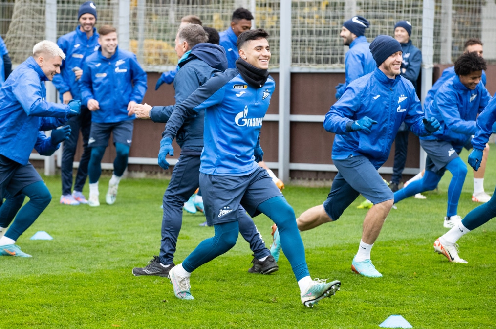 Открытая тренировка «Зенита» перед матчем с «Каснодаром»