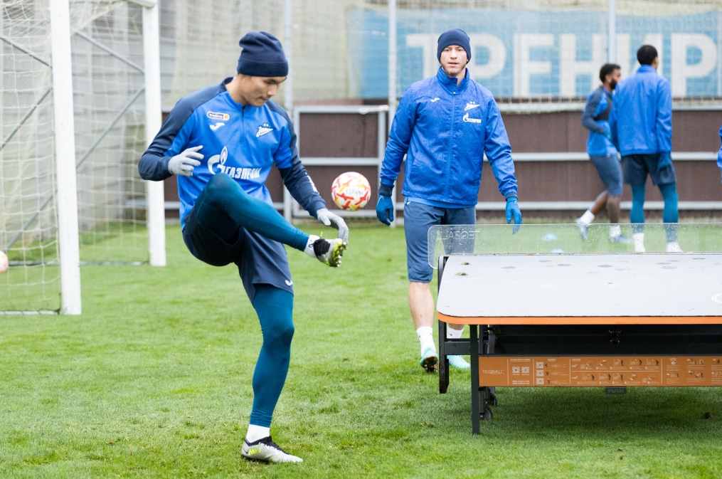 Открытая тренировка «Зенита» перед матчем с «Каснодаром»