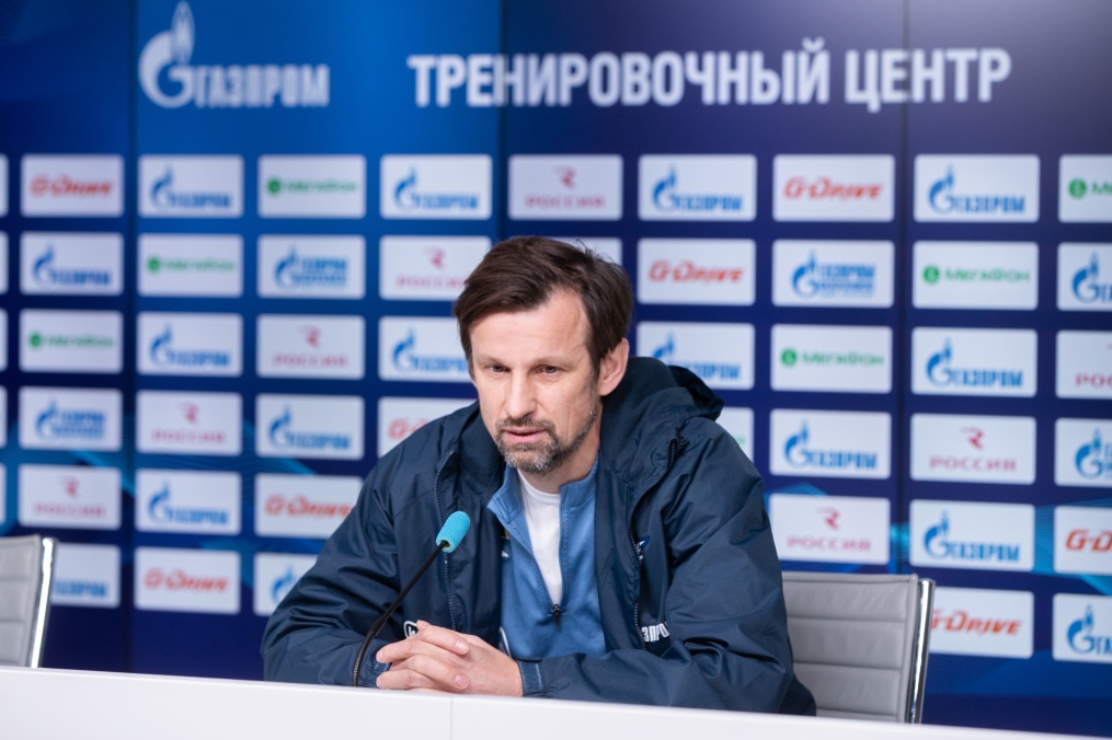 Сергей Семак на пресс-конференции перед матчем «Зенит» — «Каснодар».