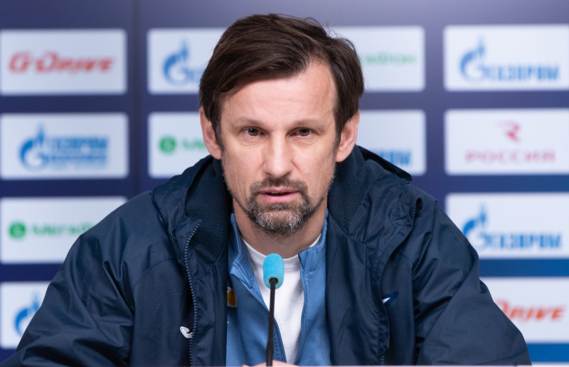 Сергей Семак на пресс-конференции перед матчем «Зенит» — «Каснодар».