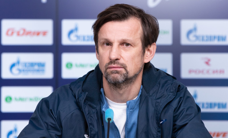 Сергей Семак на пресс-конференции перед матчем «Зенит» — «Каснодар».