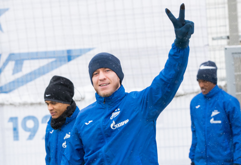 Открытая тренировка «Зенита» перед матчем с «Локомотивом»