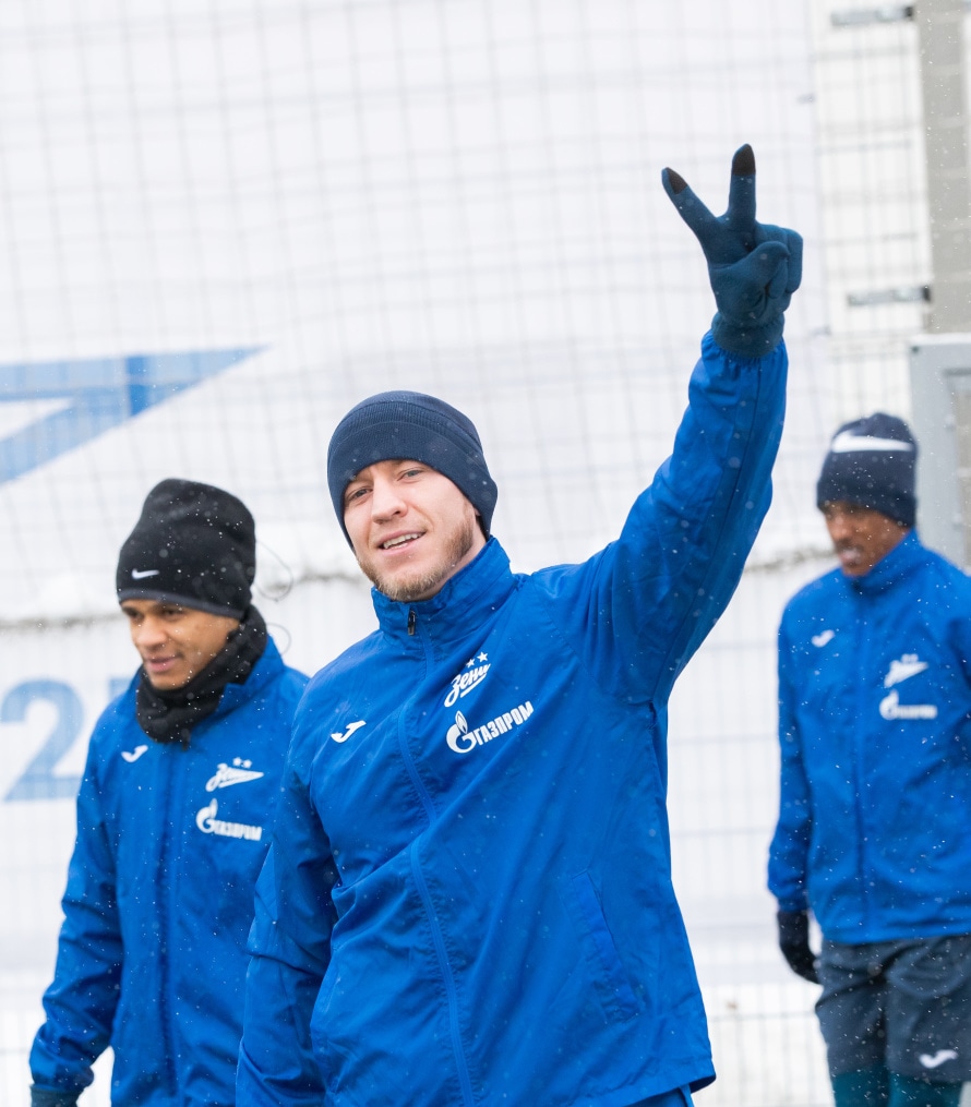 Открытая тренировка «Зенита» перед матчем с «Локомотивом»