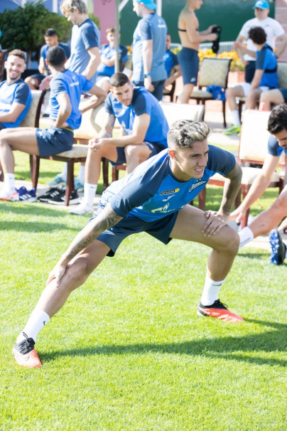 Зимние «Газпром» — тренировочные сборы в Абу-Даби. 17 января, утренняя тренировка