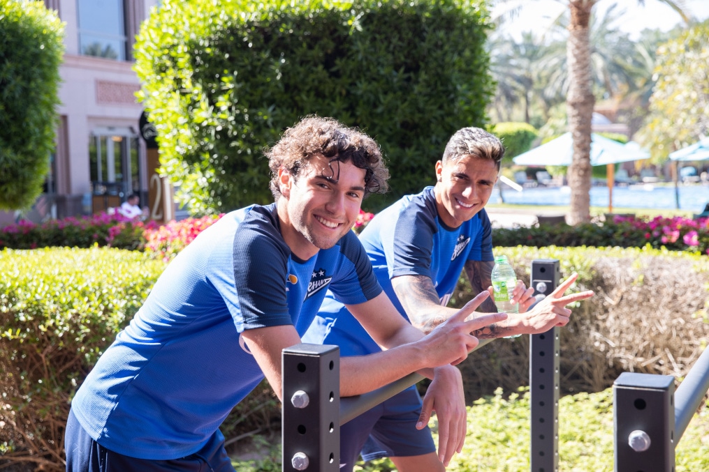 Зимние «Газпром» — тренировочные сборы в Абу-Даби. 20 января, утренняя тренировка