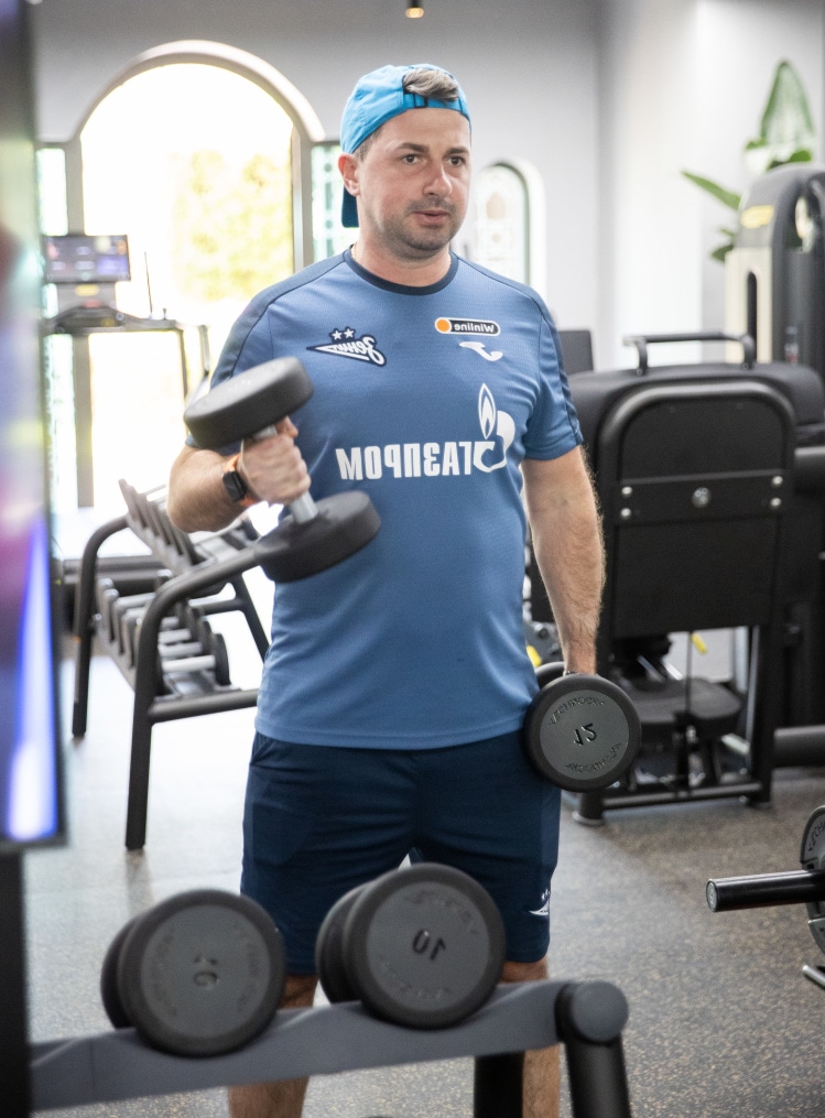 Зимние «Газпром» — тренировочные сборы в Абу-Даби. 20 января, утренняя тренировка