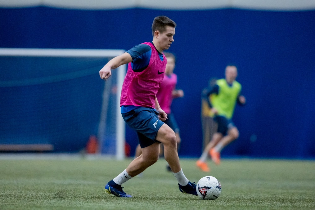 Тренировка «Зенита»-2 в «Газпром»-Академии