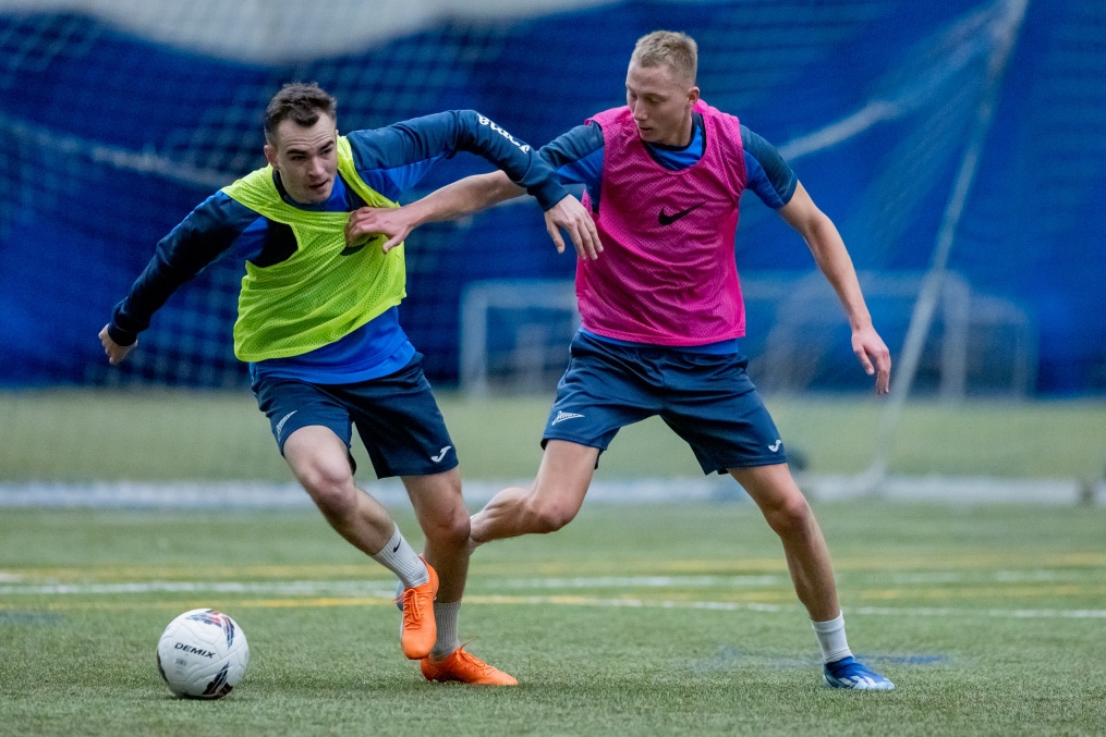 Тренировка «Зенита»-2 в «Газпром»-Академии