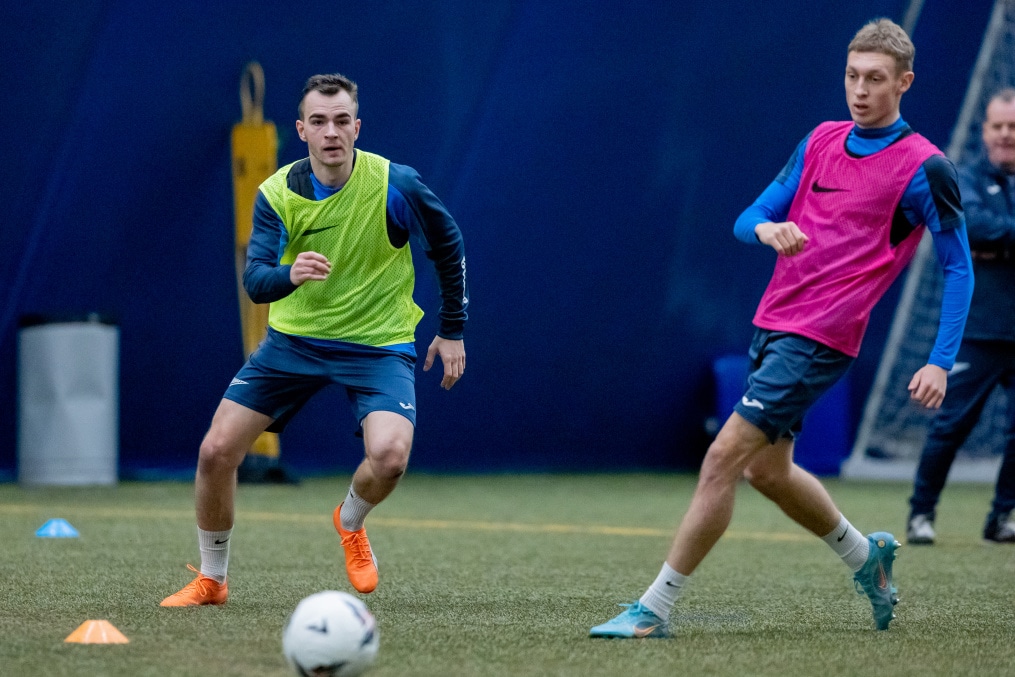 Тренировка «Зенита»-2 в «Газпром»-Академии