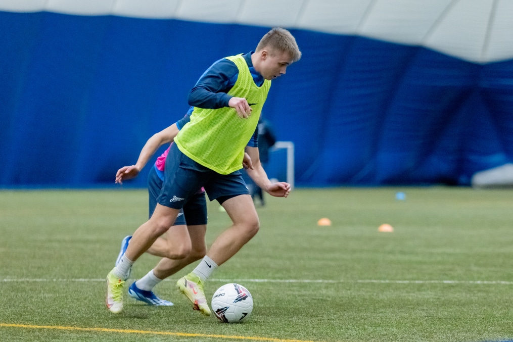 Тренировка «Зенита»-2 в «Газпром»-Академии