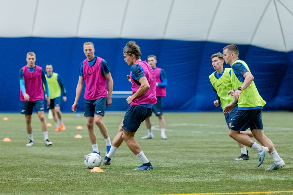 Тренировка «Зенита»-2 в «Газпром»-Академии