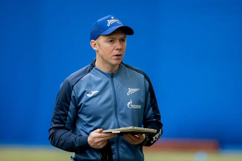 Тренировка «Зенита»-2 в «Газпром»-Академии