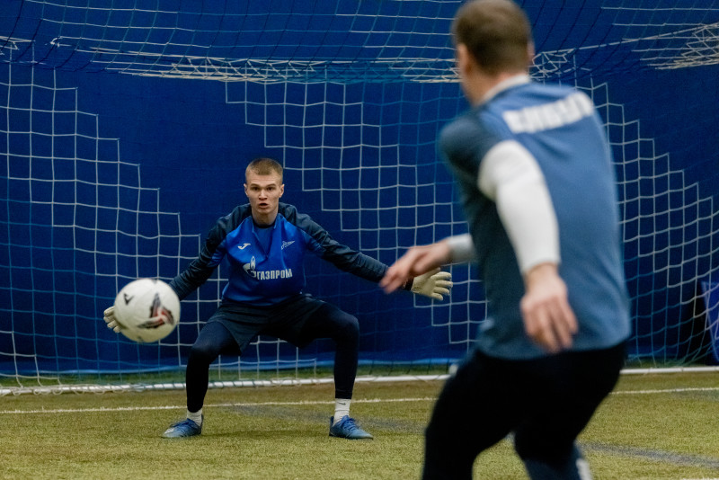 Тренировка «Зенита»-2 в «Газпром»-Академии