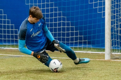 Тренировка «Зенита»-2 в «Газпром»-Академии