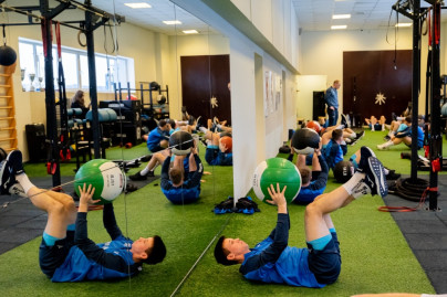 Тренировка «Зенита»-2 в «Газпром»-Академии