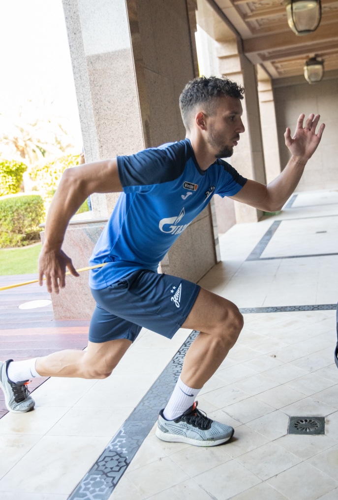 Зимние «Газпром» — тренировочные сборы в Абу-Даби. 23 января утренняя тренировка