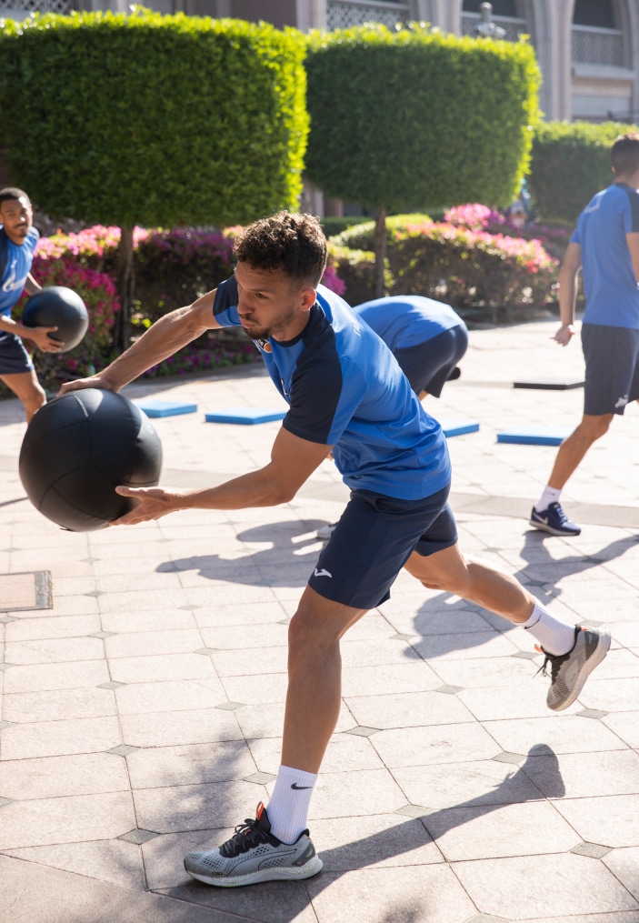 Зимние «Газпром» — тренировочные сборы в Абу-Даби. 23 января утренняя тренировка