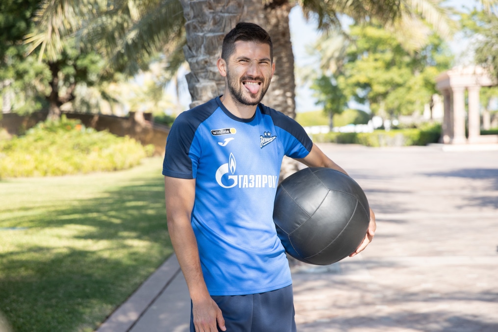 Зимние «Газпром» — тренировочные сборы в Абу-Даби. 23 января утренняя тренировка