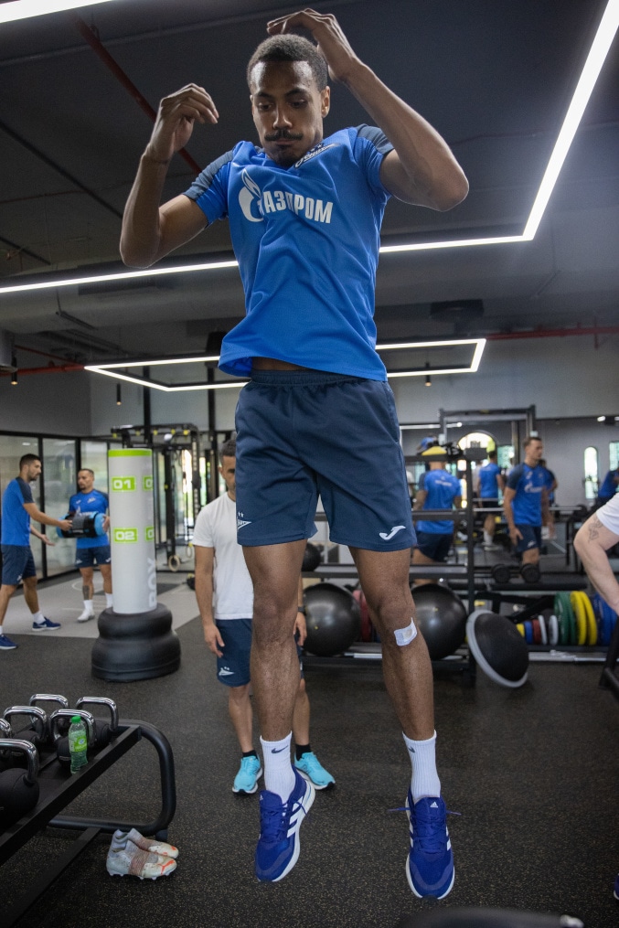 Зимние «Газпром» — тренировочные сборы в Абу-Даби. 23 января утренняя тренировка