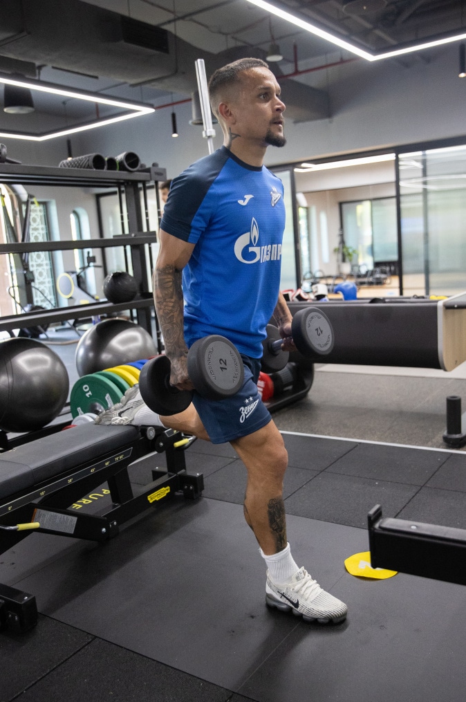 Зимние «Газпром» — тренировочные сборы в Абу-Даби. 23 января утренняя тренировка