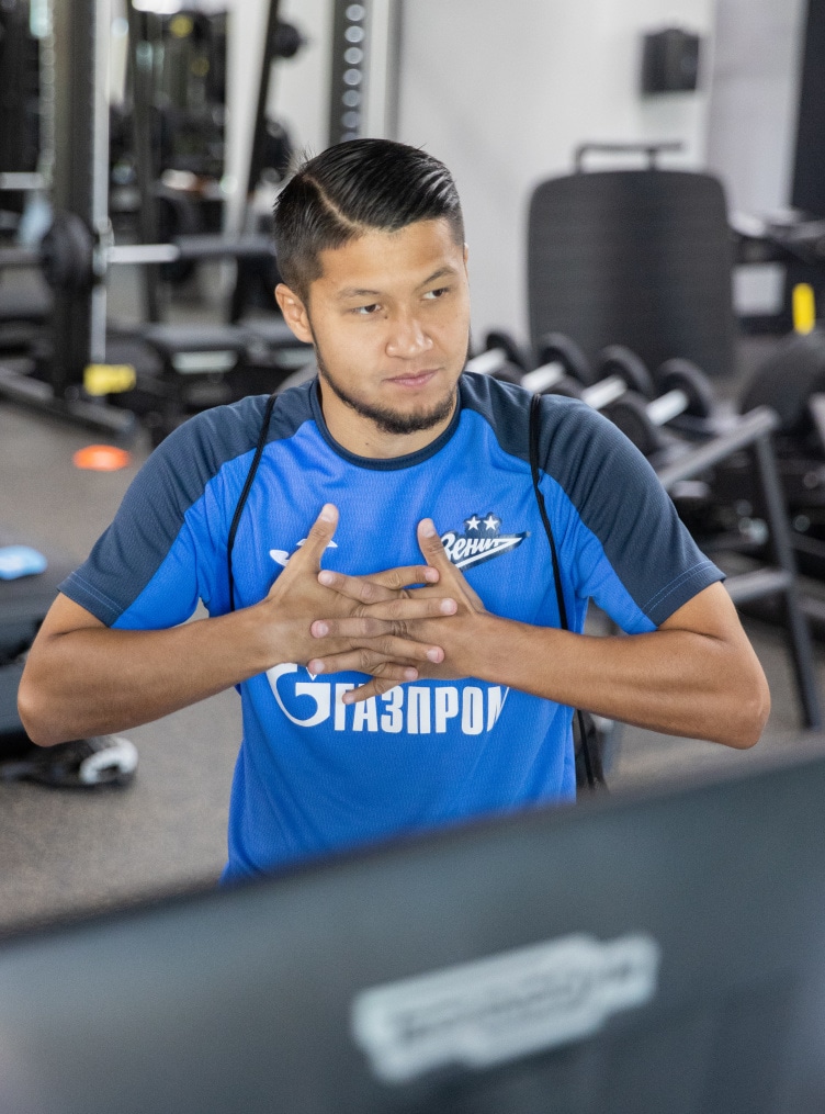 Зимние «Газпром» — тренировочные сборы в Абу-Даби. 23 января утренняя тренировка